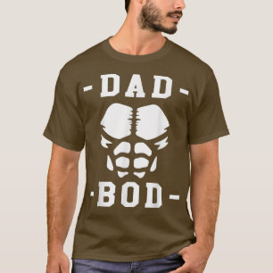 Mens Dad Bod Workout Training Bodybuilder Gym Dadd T-Shirt