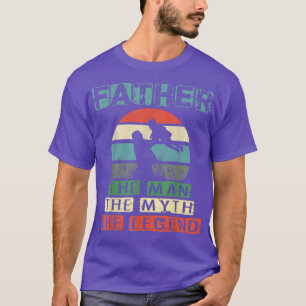 Mens Dad Gift From Daughter  Father The Man The My T-Shirt