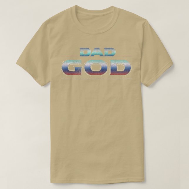 Mens DAD GODNot a SAD GOD but a DAD GOD  T-Shirt (Design Front)