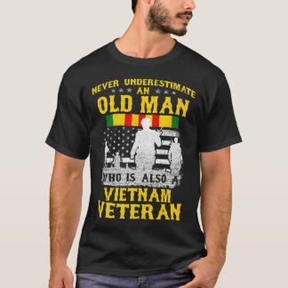 Mens Dad Grandpa Vietnam Veteran Vintage Shirt Men