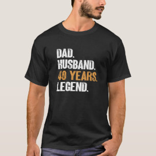 Mens Dad Husband 40 Years Legend - Birthday 40 Yea T-Shirt