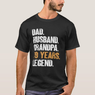 Mens Dad Husband Grandpa 70 Years Legend - Birthda T-Shirt