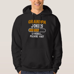 Mens  Dad  Joke Loading Fun Humour Father's Day Hoodie