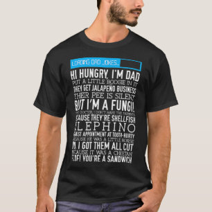 Mens Dad Jokes funny father's day gift, loading p T-Shirt