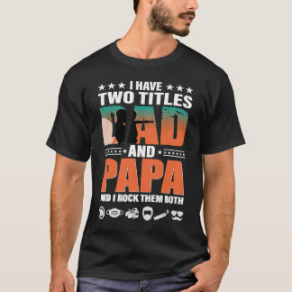 Mens    Dad Kid Fathers Day Graphic T-Shirt