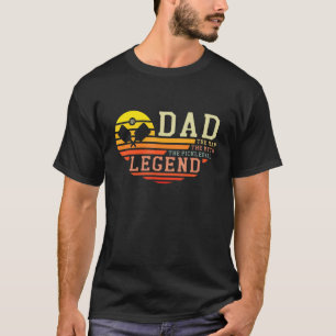 Mens Dad Man The Myth The Pickleball Legend Retro  T-Shirt