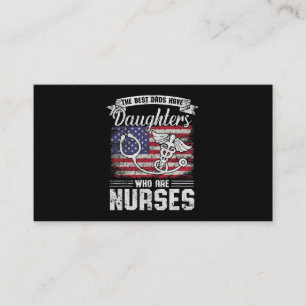 Mens Dad Of A Nurse For Fathers Day Dad RN PACU Nu Business Card