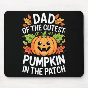 Mens Dad Of The Cutest Pumpkin In The Patch Shirt  Mouse Pad