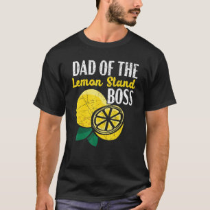 Mens Dad Of The Lemon Stand Boss Lemon Fruit Busi T-Shirt