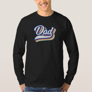 Mens Dad Retro Father's Day New Father Daddy To Be T-Shirt