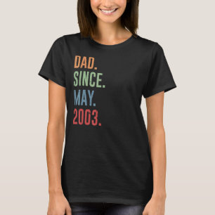 Mens Dad Since May 2003 T-Shirt