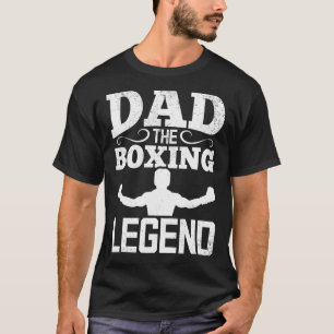 Mens Dad The Boxing Legend Boxing Daddy Boxing Fig T-Shirt