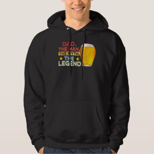 Mens Dad The Man The Myth The Legend Dad Fathers Hoodie