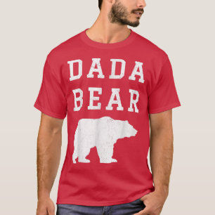 Mens Dada Bear Shirt Light Vintage Distress Bear 