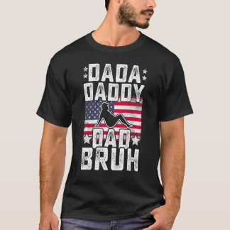 Mens Dada Daddy Dad Bruh Fathers Day Vintage US Am T-Shirt