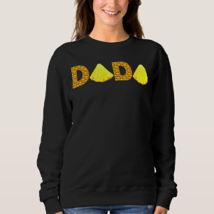 Mens Dada Pineapple Aloha Beaches Hawaii Hawaiian  Sweatshirt