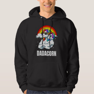 Mens Dadacorn Father Daughter Unicorns 1 Hoodie