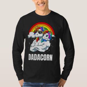 Mens Dadacorn  Father Daughter Unicorns 1 T-Shirt
