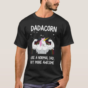 Mens Dadacorn Papa Unicorn Birthday Family Matchin T-Shirt