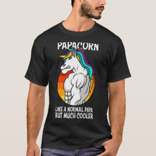 Mens Dadacorn Papacorn Unicorn Dad T-Shirt