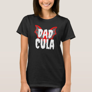 Mens Dadcula Halloween Dad Men Family Matching Cos T-Shirt