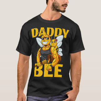 Mens Daddy Bee Beekeeping Honey Daddy With Daughte T-Shirt