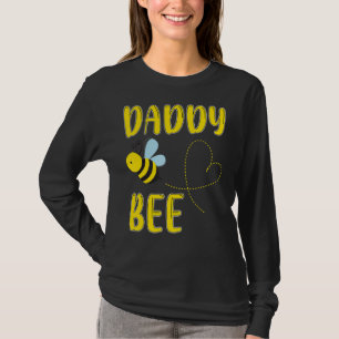 Mens Daddy Bee Family Matching Beekeeping Dad Papa T-Shirt