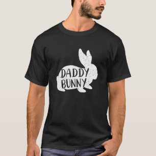 Mens Daddy Bunny Matching Family Happy Easter Day T-Shirt