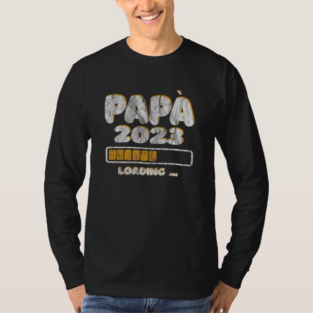 Mens Daddy Loading 2023 Future Dad T-Shirt (Front)