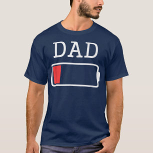 Mens Daddy Low BatteryEmpty Matching Father s T-Shirt