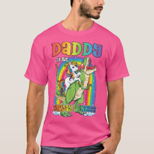 Mens Daddy of the Birthday Princess Bday T Re Dad T-Shirt