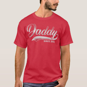 Mens Daddy Since 2009 Fathers Day Birthday Gift Fo T-Shirt