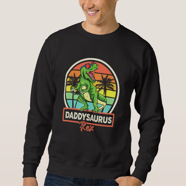 Mens Daddysaurus Rex Sweatshirt (Front)