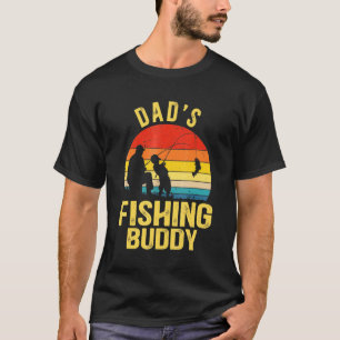 Mens Dads Fishing Buddy For Dad T-Shirt