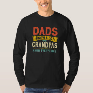 Mens Dads Know A Lot Grandpas Know Everything  Fat T-Shirt