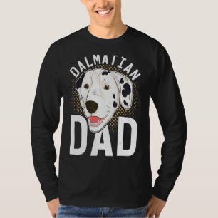 Mens Dalmatian Dad Animal Pet Daddy Dog Owner Dog  T-Shirt