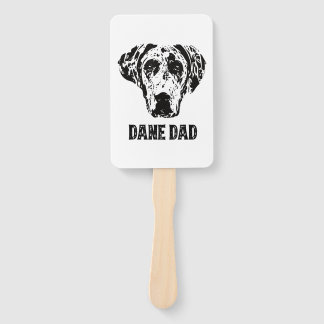 Mens Dane Dad - Great Dane Dad Hand Fan