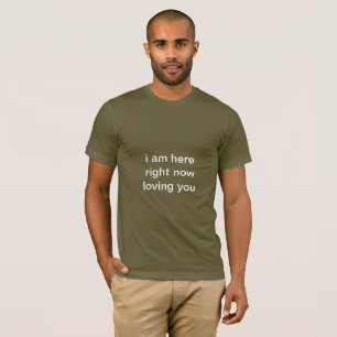 Men's Dark T-Shirt w/ White Text