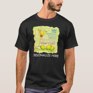 Men's Dark Tees - Lemon Drop Martini
