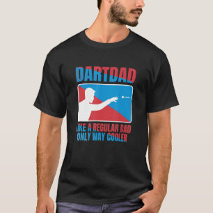 Mens Dart Dad Like A Regular Dad Darts Dartboard D T-Shirt