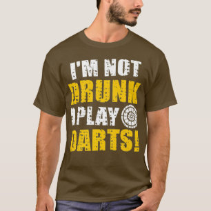 Mens Dart Player Funny Shirt Cool Team Gift Beer