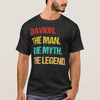 Mens Davion The Man The Myth The Legend  T-Shirt