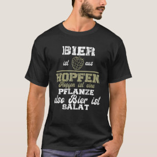 Men's Day Hops Is A Plant Beer Is Salad Drinking T-Shirt