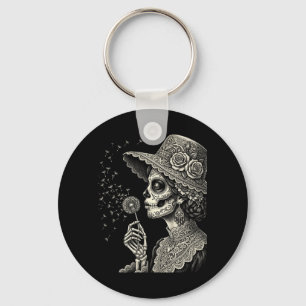 Mens Day Of Government Agencyd Skull Sugar Key Ring