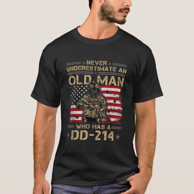 Mens DD214 Alumni T Shirt (Front)