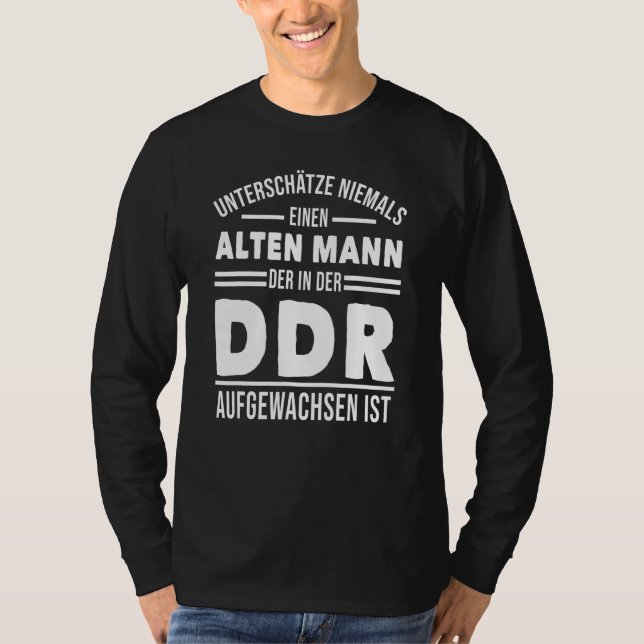 Mens Ddr Ossi East German Germany   Men T-Shirt (Front)