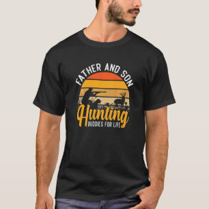 Mens Deer Hunter Father And Son Hunting Buddies Fa T-Shirt