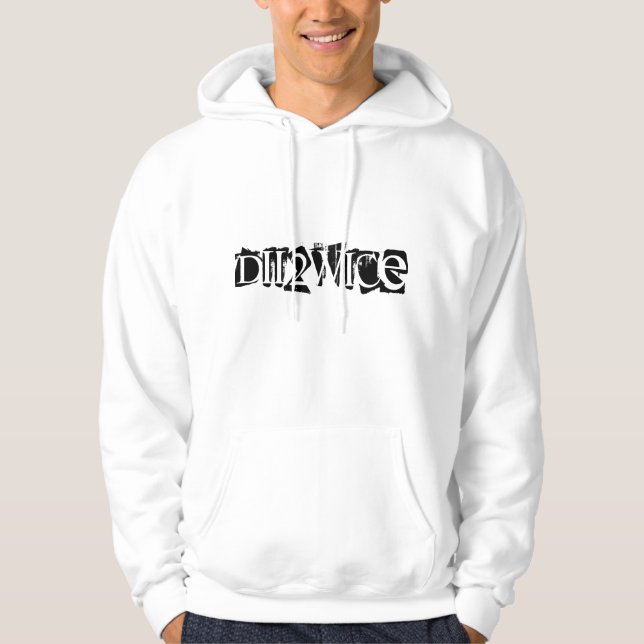 Men's "Dii2wice" Sweatshirt Hoodie (Front)