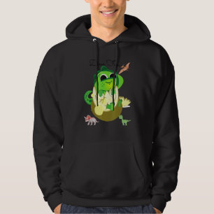 Mens Dino Fan Back To School Hoodie
