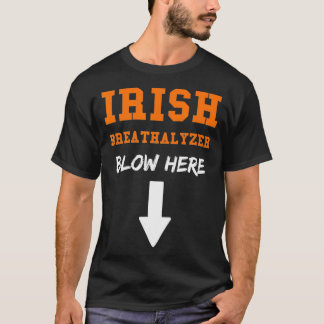 Mens Dirty Irish Breathalyzer Adult St Patricks Da T-Shirt